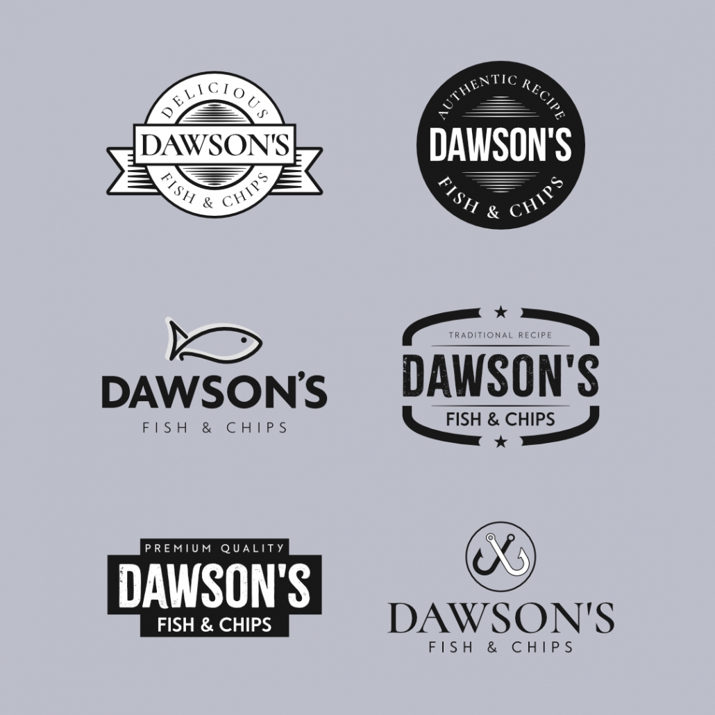 Concept Branding For Dawson's Fish & Chips