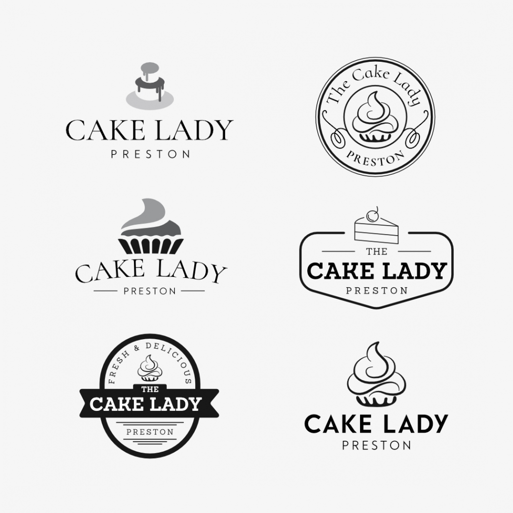 Concept Branding For The Cake Lady Preston