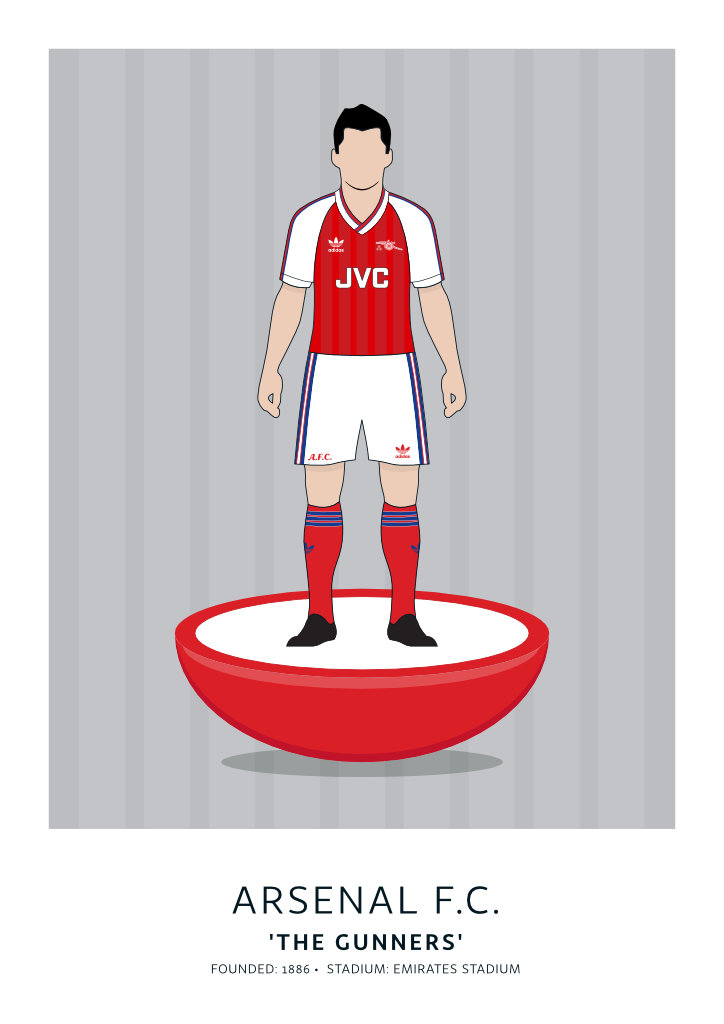 Arsenal F.C. “JVC” 88-90
